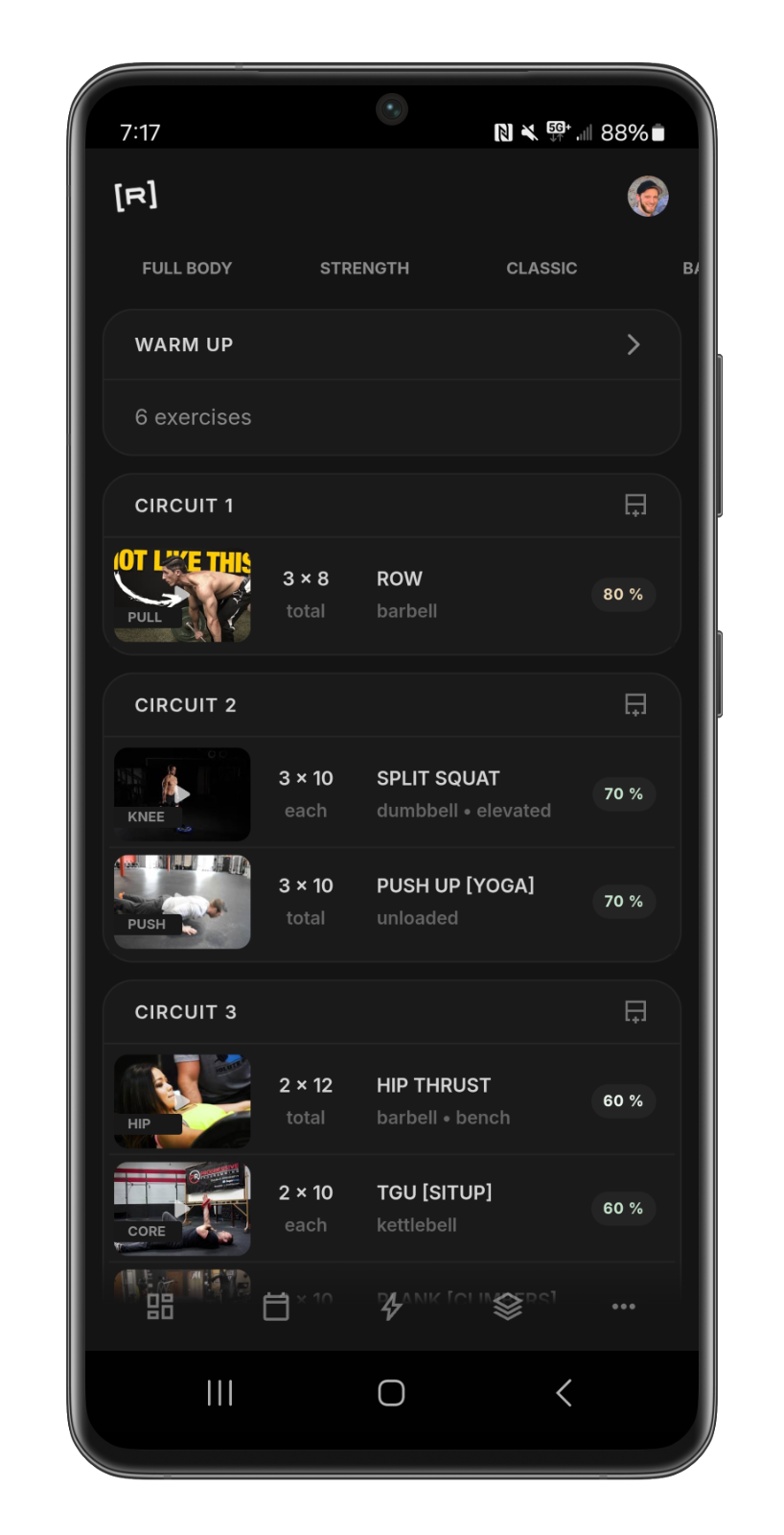 Pro-grade workouts